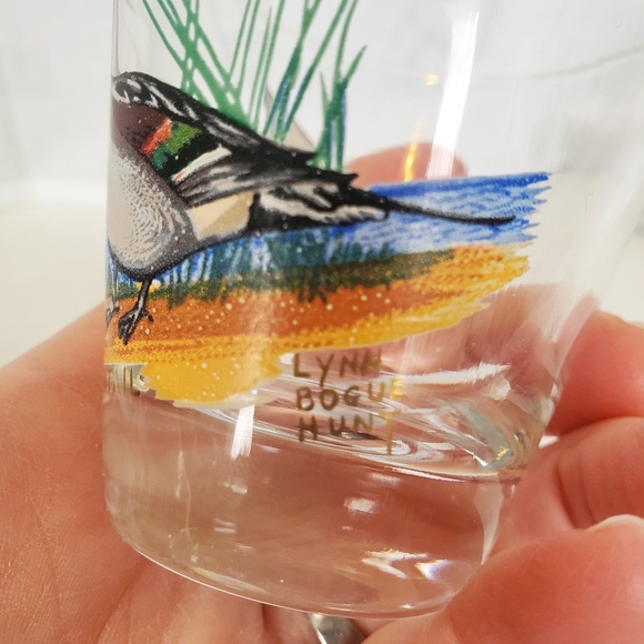 Lynn Bogue Hunt wildlife artist, illustrator - collectible shot glass set (3) - Picture 3 of 8